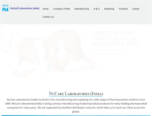 Tablet Screenshot of nucarelabs.com